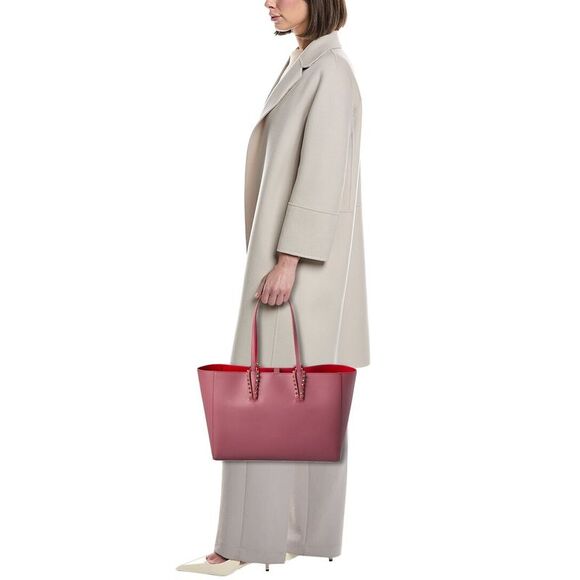 Christian Louboutin Cabata Small Leather Tote, Pink - Picture 4 of 4